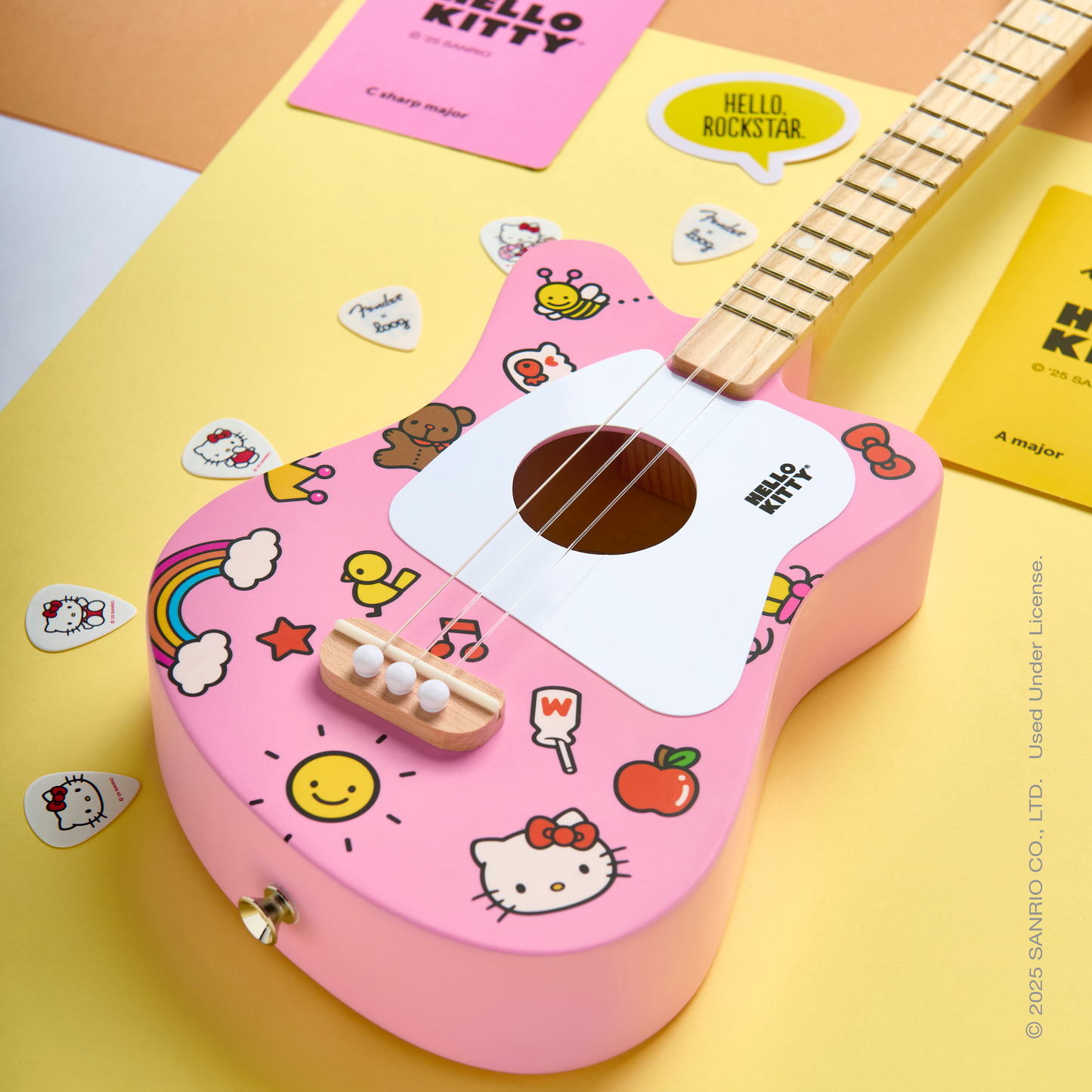 hello kitty x loog mini acoustic