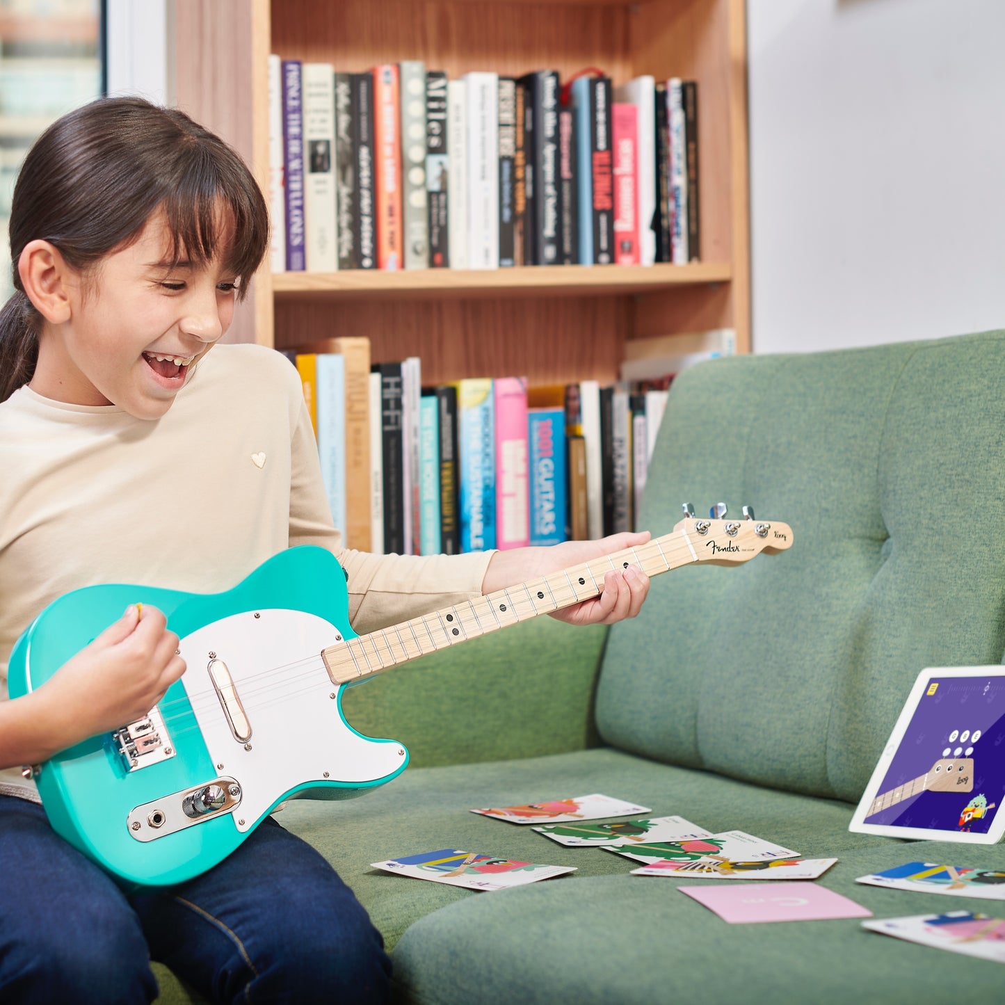 fender x loog telecaster electric guitar
