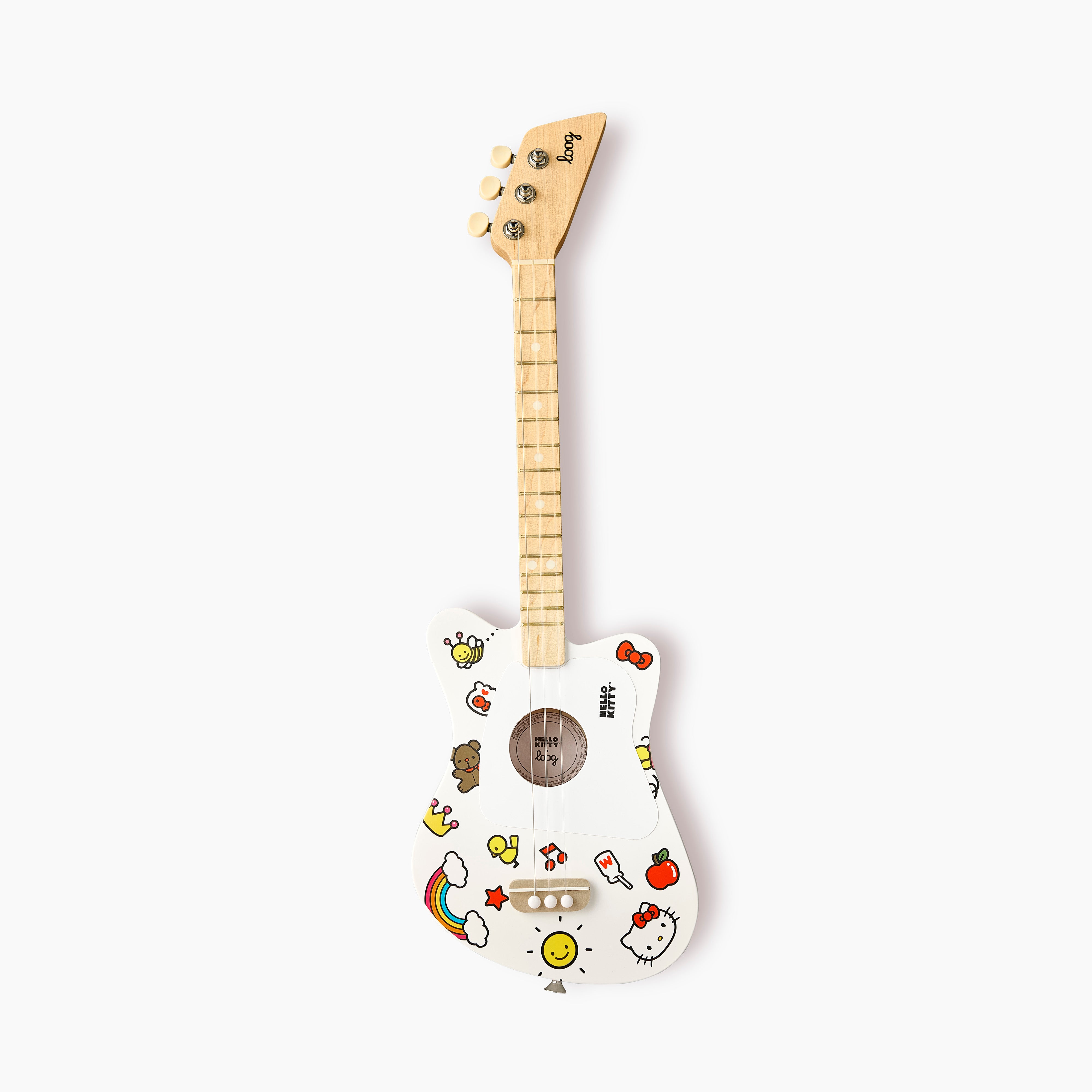 loog x hello kitty mini acoustic guitar