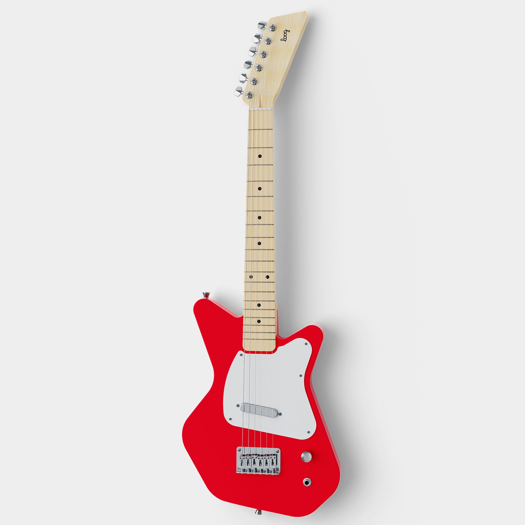 red electric guitar