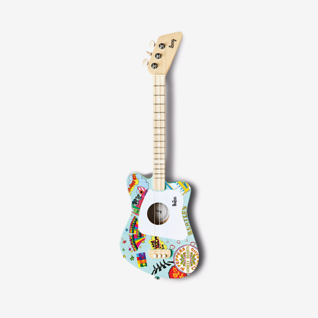 beatles + loog mini guitar