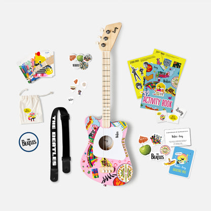 beatles + loog mini guitar