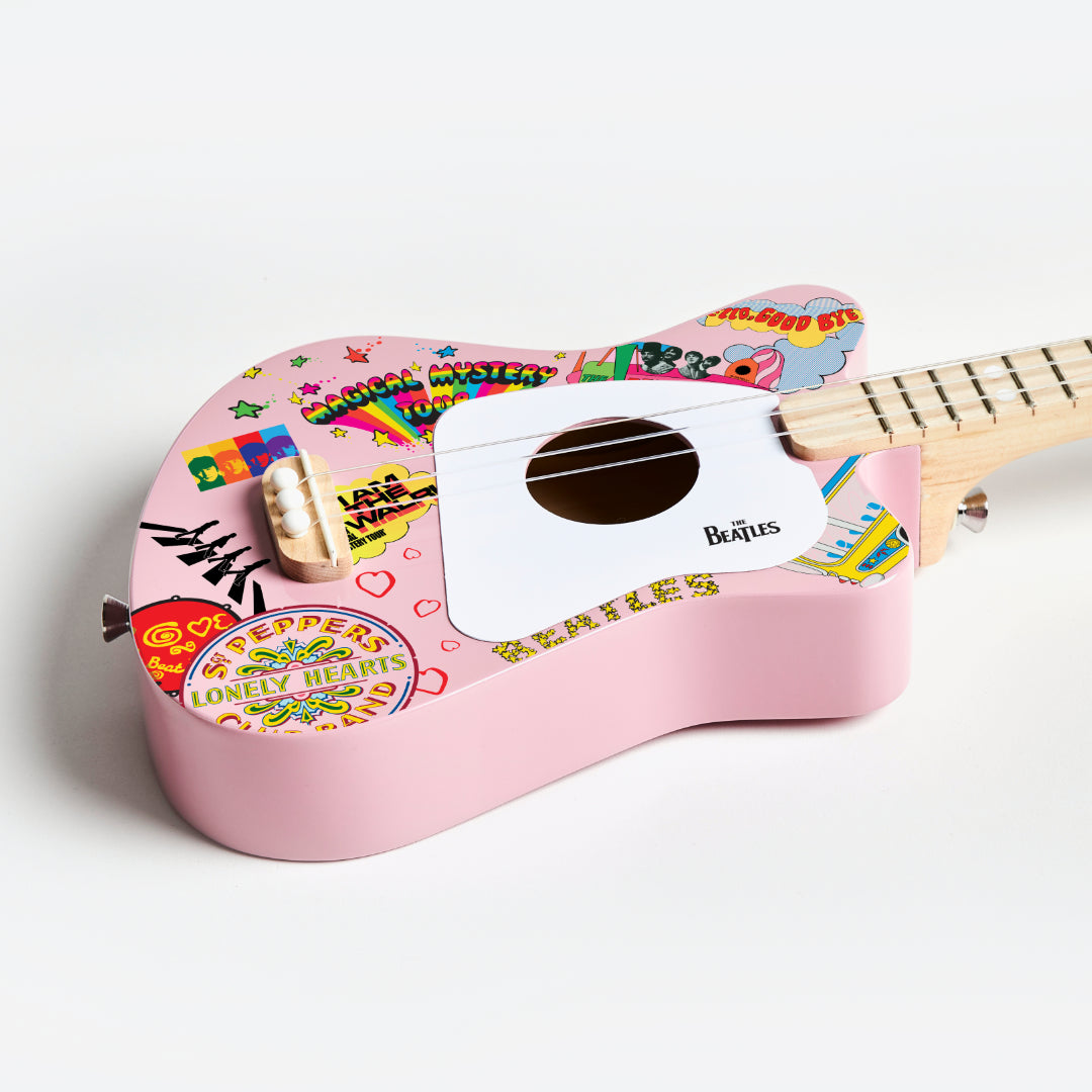 beatles + loog mini guitar